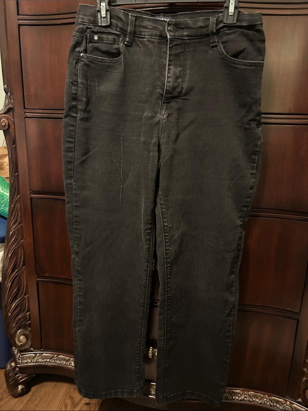 Classic Straight Black Men's Jeans - Comfortable Everyday Fit